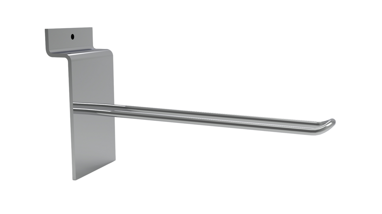Euro-Doppelhaken für Lamellenwandpaneel-100mm-Chrom
