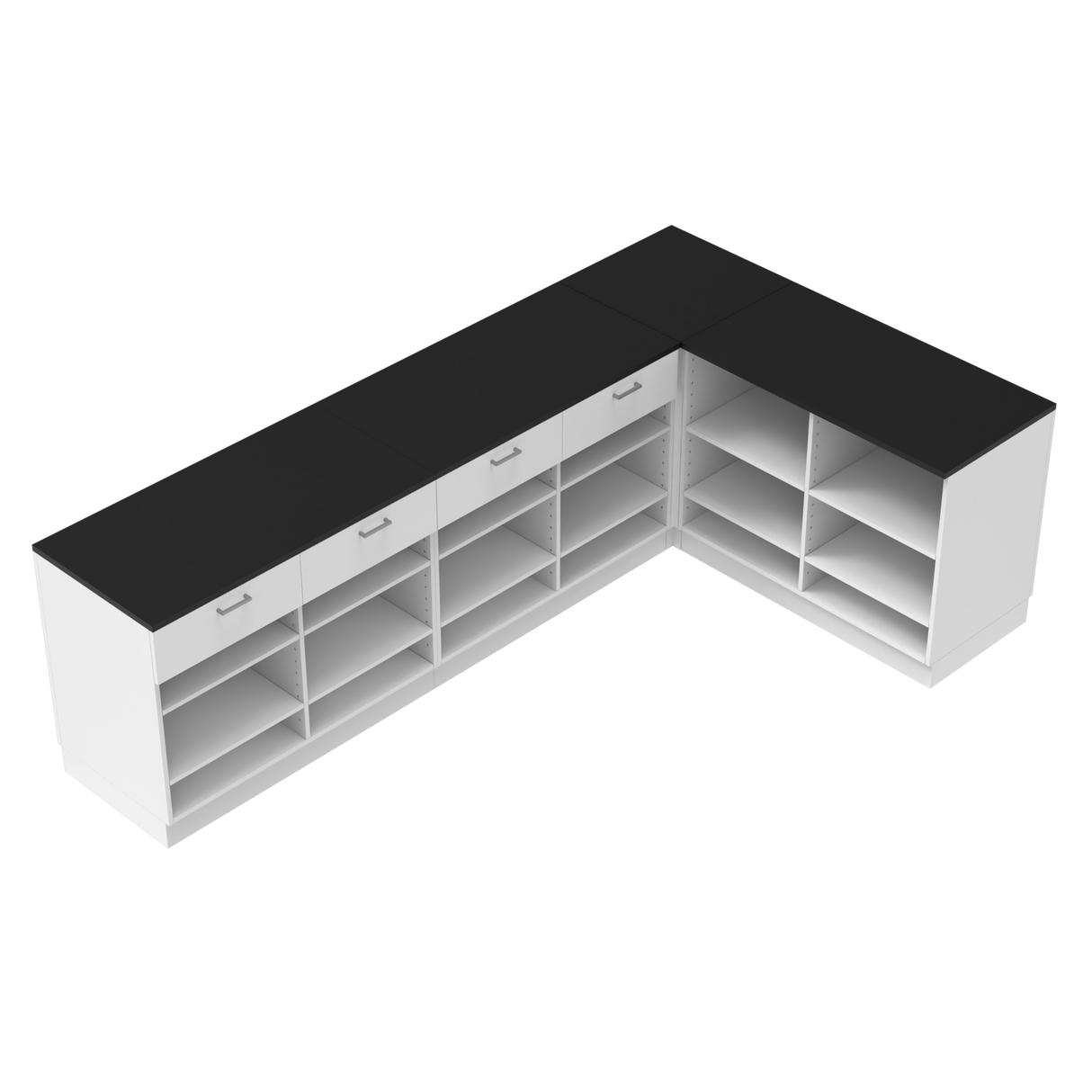 Salgsdisk L, hvit/svart, (300x180)