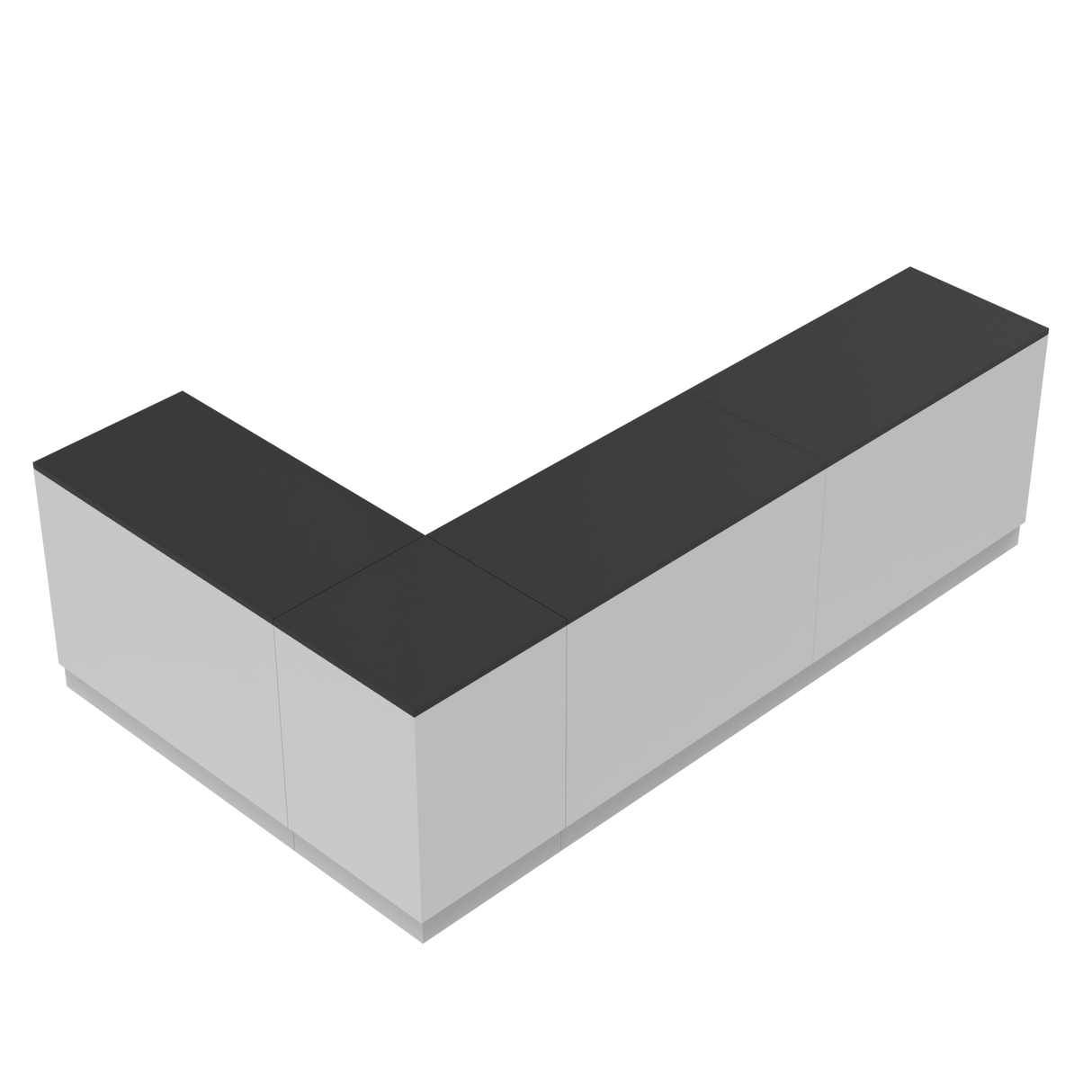 Salgsdisk L, hvit/svart, (300x180)