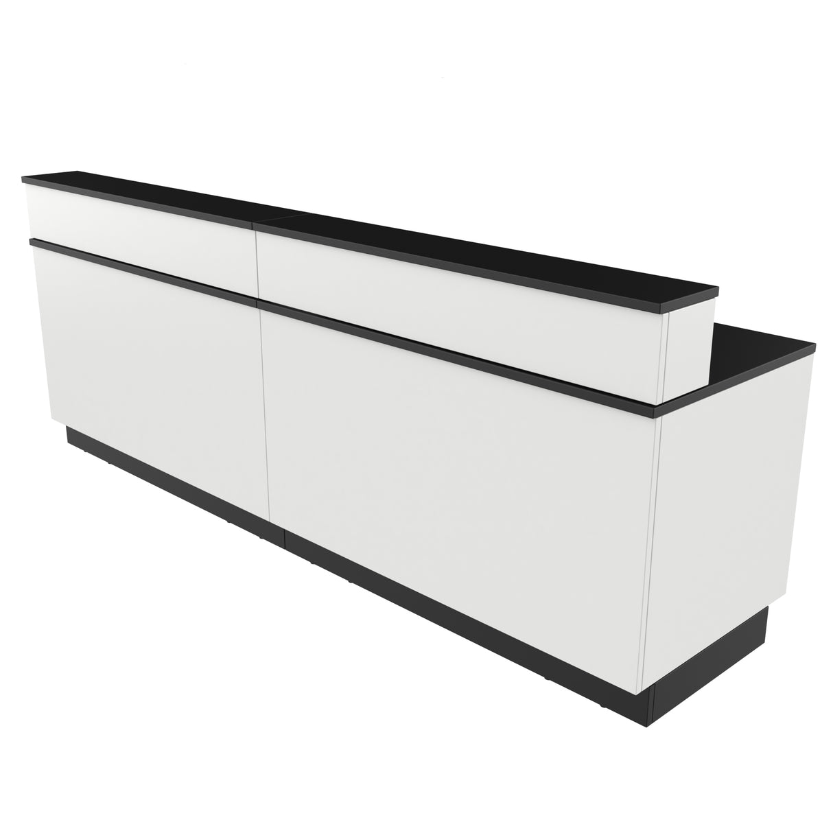 Retail Counter, R, White/Black