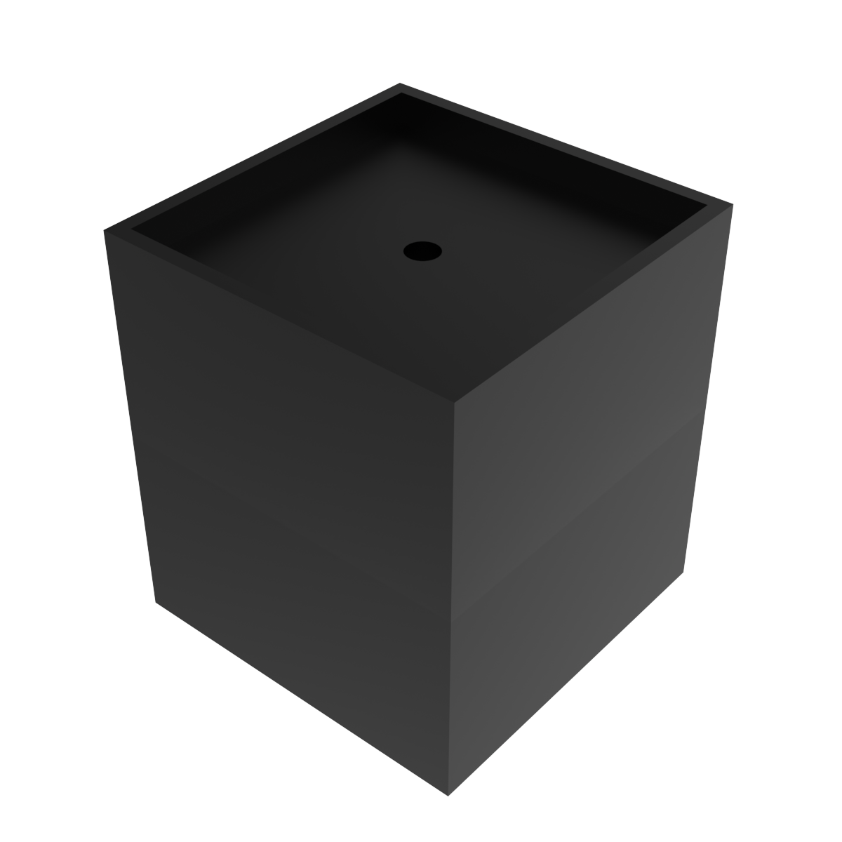 Cesta de ventas negra