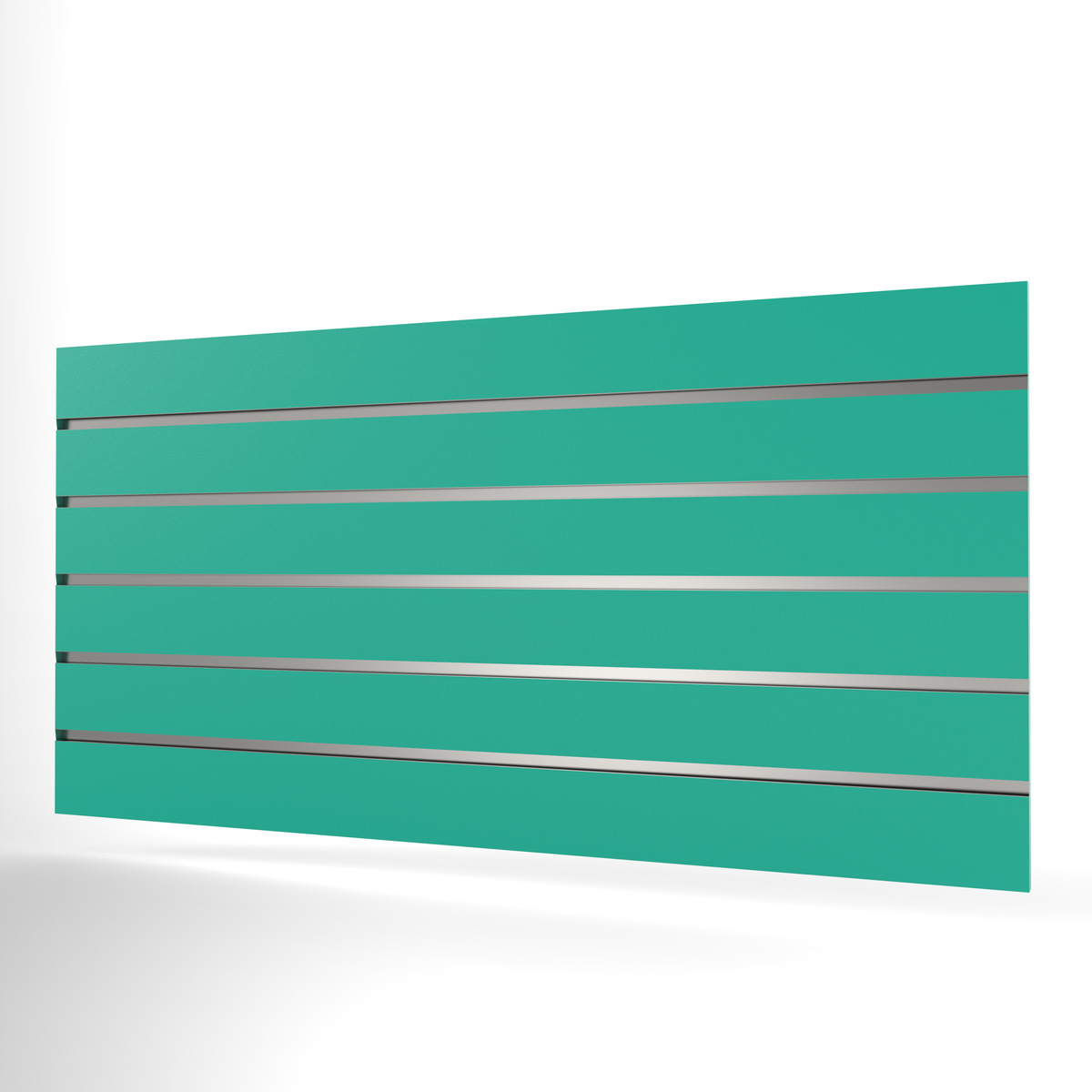 Panneau à lattes bleu sarcelle (1200mm x 600mm)