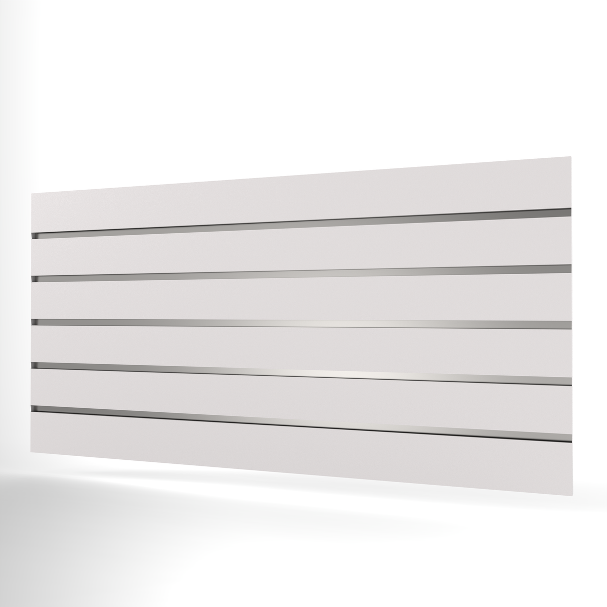 Weiß Lamellenwand Paneel (1200mm x 600mm)