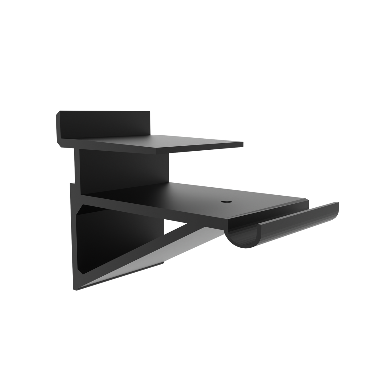 riiuli kandja alumiinium must