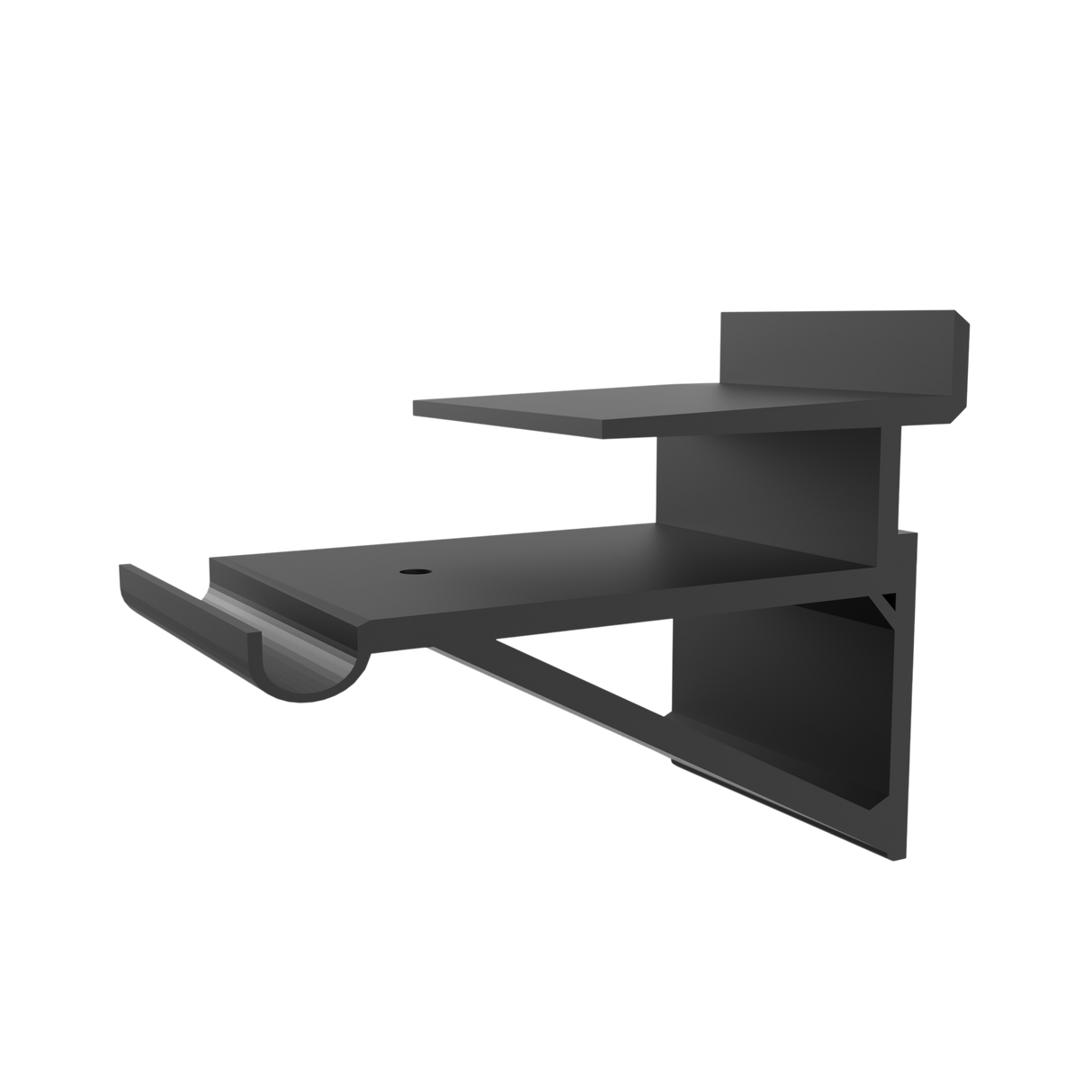 riiuli kandja alumiinium must