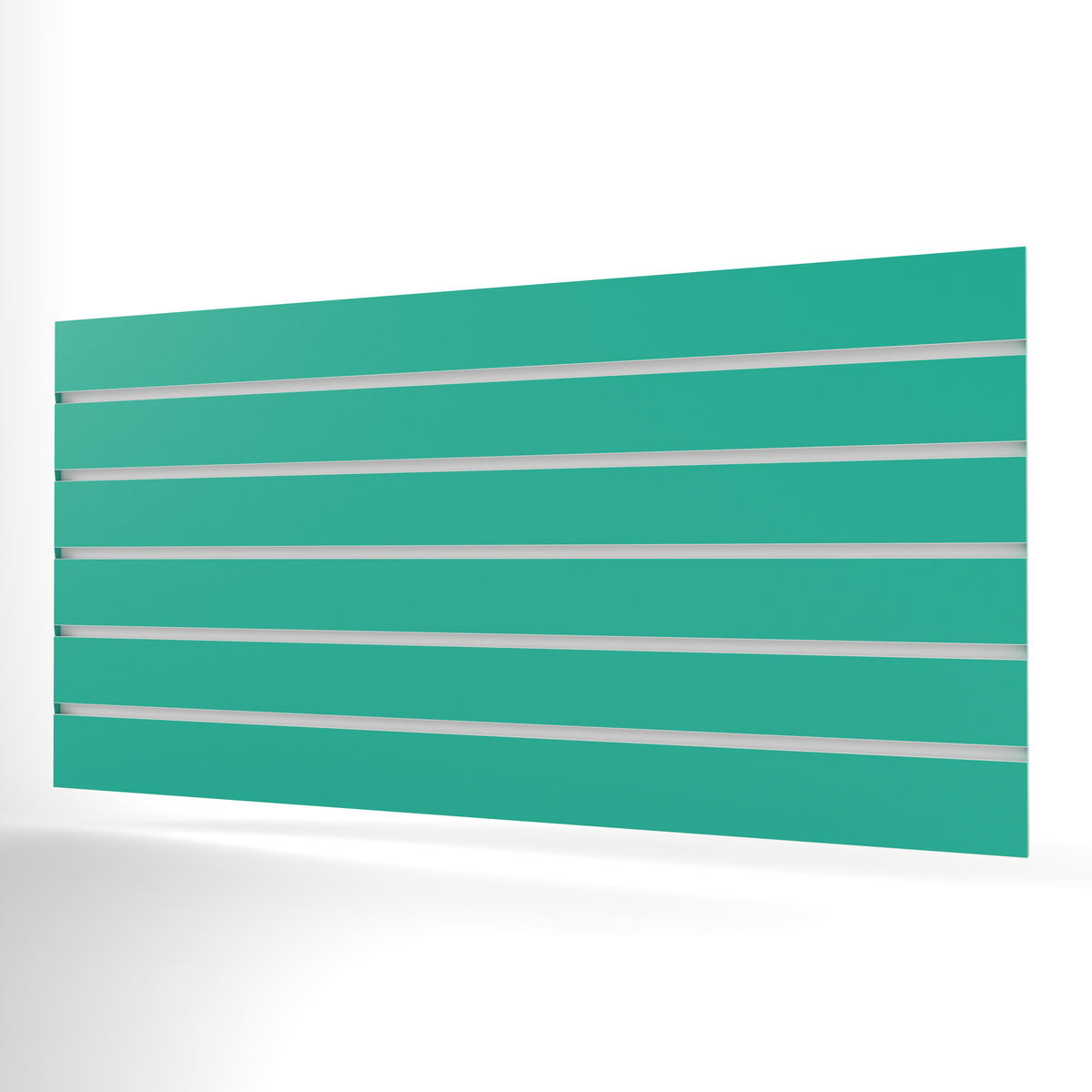 Panneau à lattes bleu sarcelle (1200mm x 600mm)
