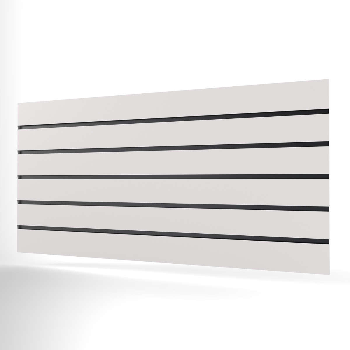 Weiß Lamellenwand Paneel (1200mm x 600mm)