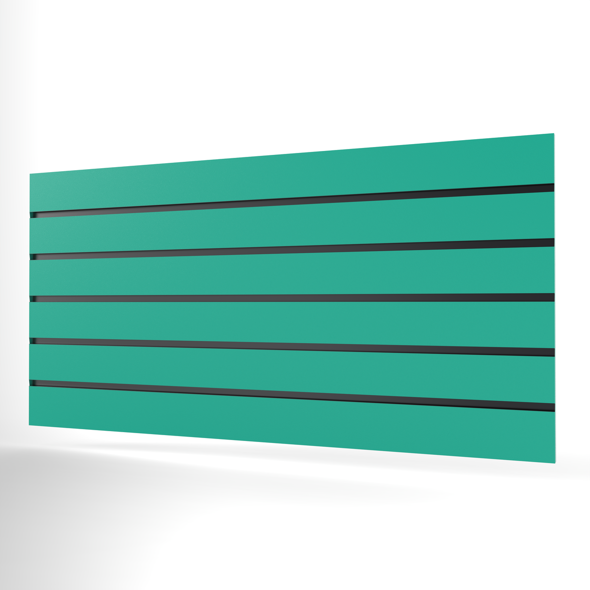 Panneau à lattes bleu sarcelle (1200mm x 600mm)