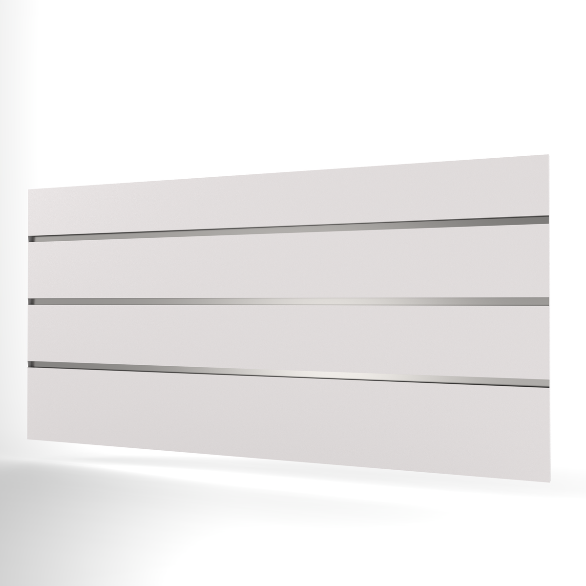 Weiß Lamellenwand Paneel (1200mm x 600mm)