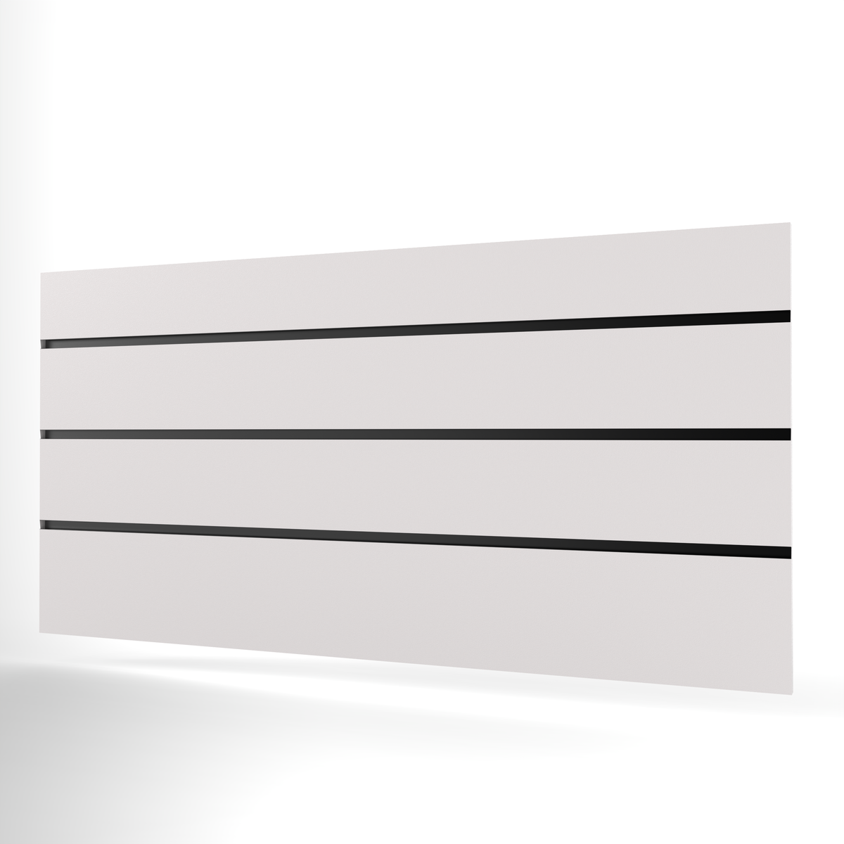 Weiß Lamellenwand Paneel (1200mm x 600mm)