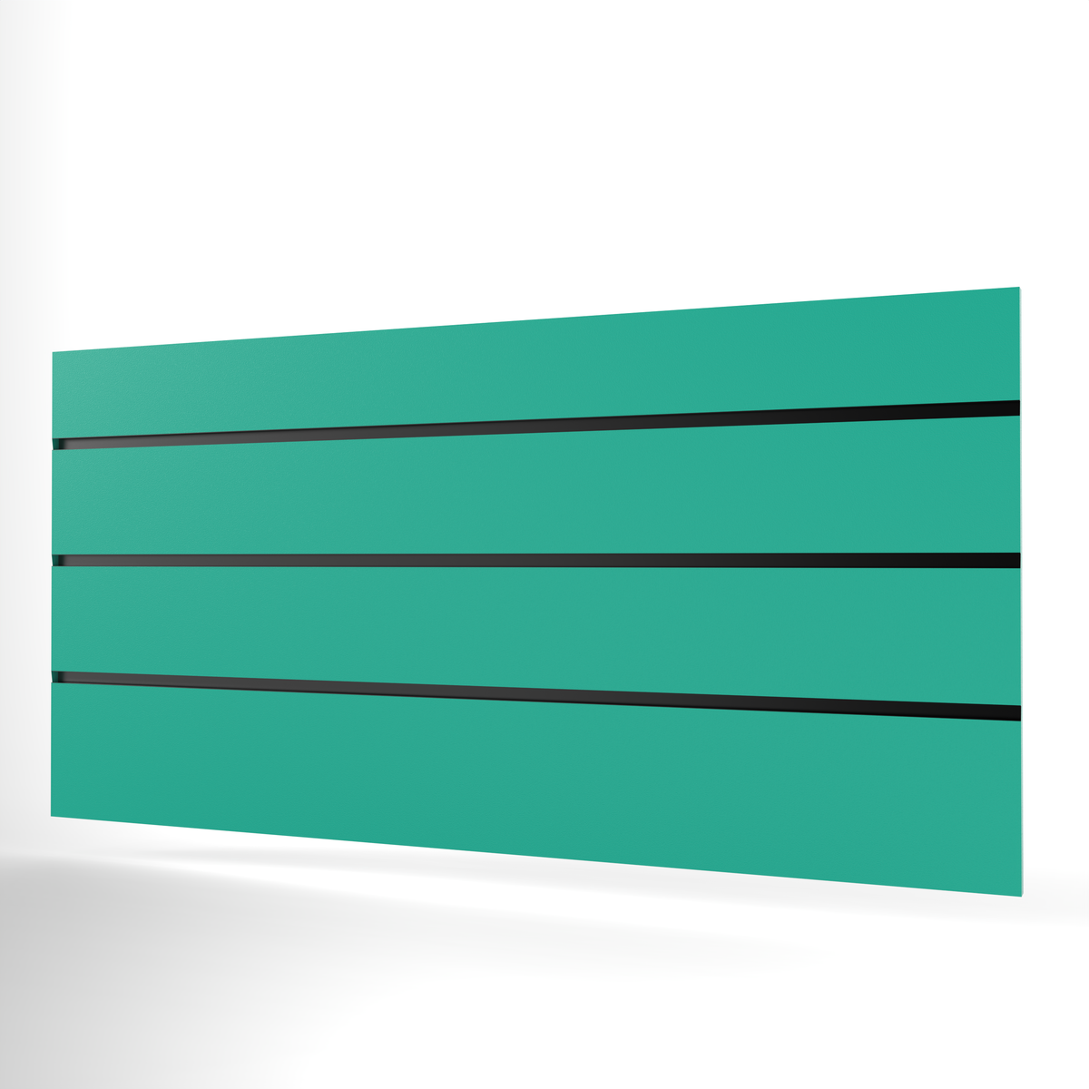 Panneau à lattes bleu sarcelle (1200mm x 600mm)