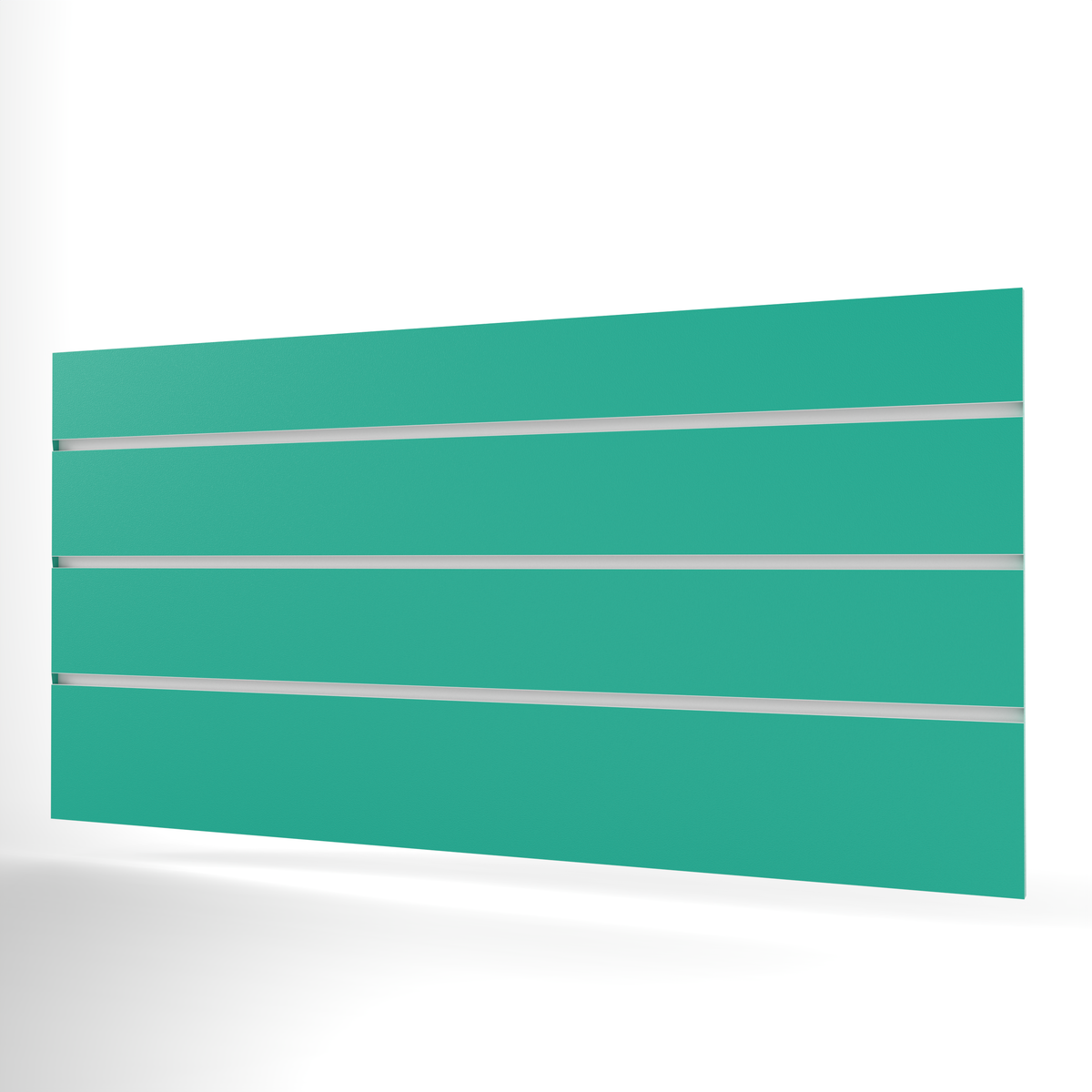 Panneau à lattes bleu sarcelle (1200mm x 600mm)