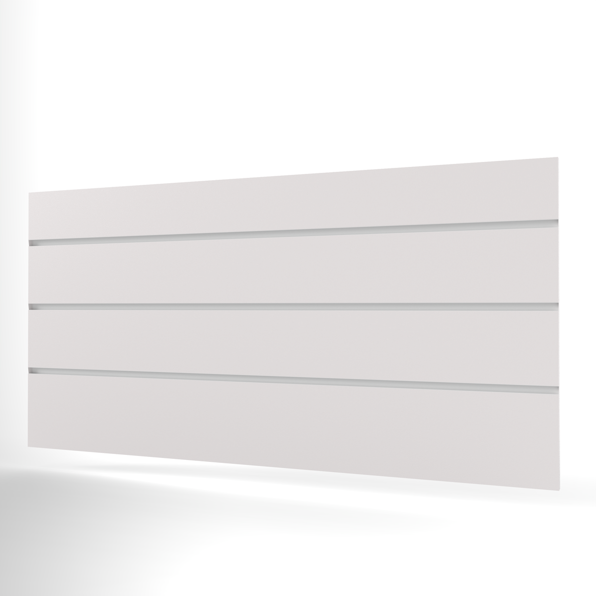 Weiß Lamellenwand Paneel (1200mm x 600mm)