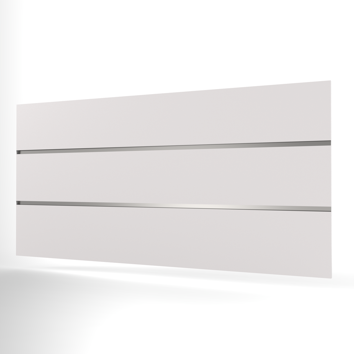 Weiß Lamellenwand Paneel (1200mm x 600mm)