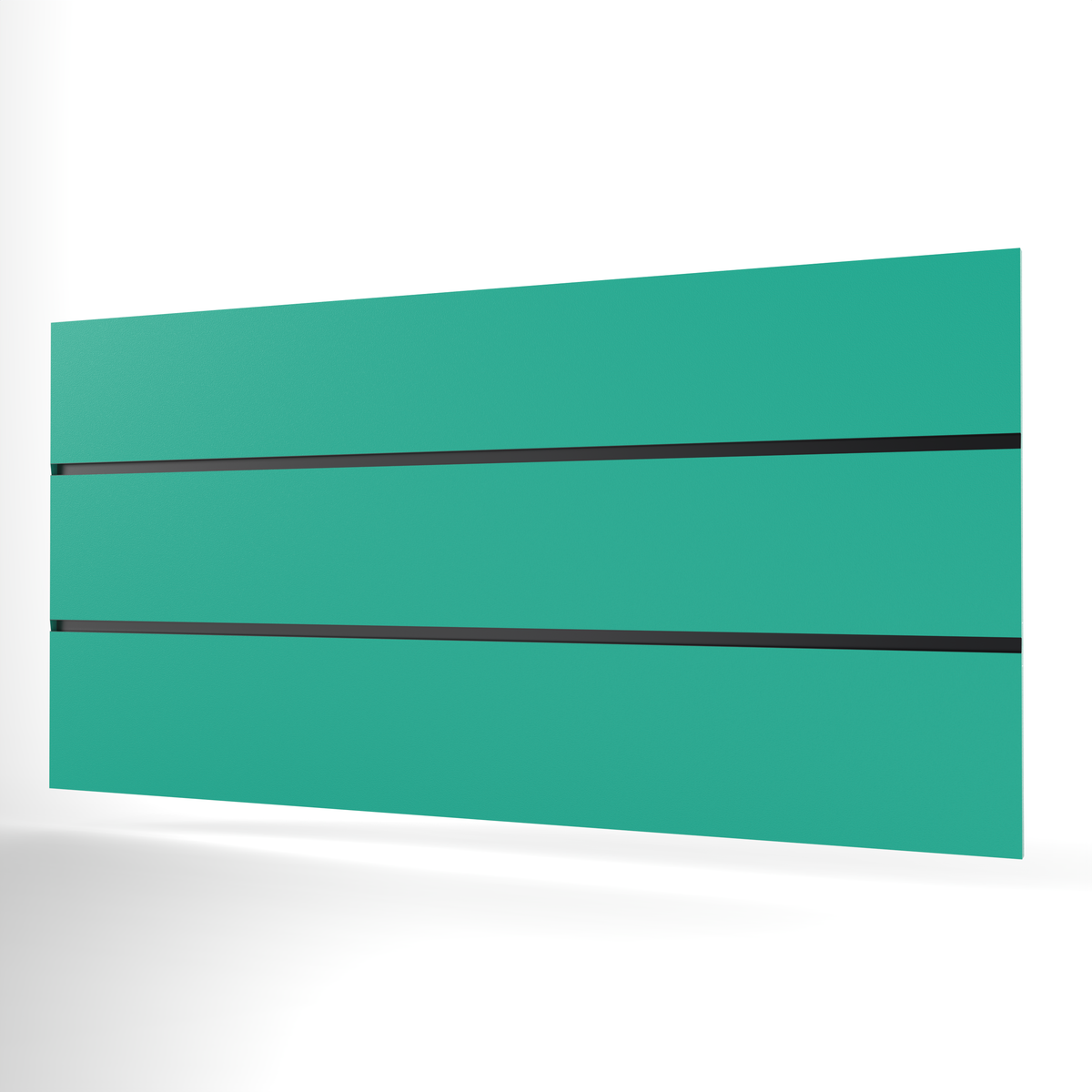 Panneau à lattes bleu sarcelle (1200mm x 600mm)