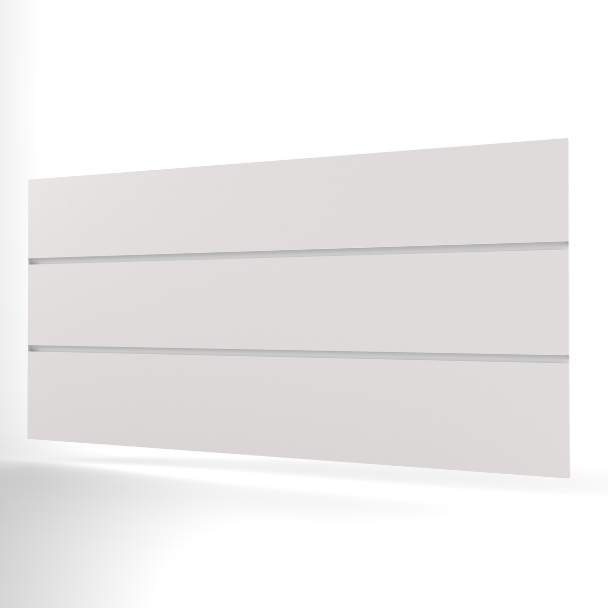Weiß Lamellenwand Paneel (1200mm x 600mm)