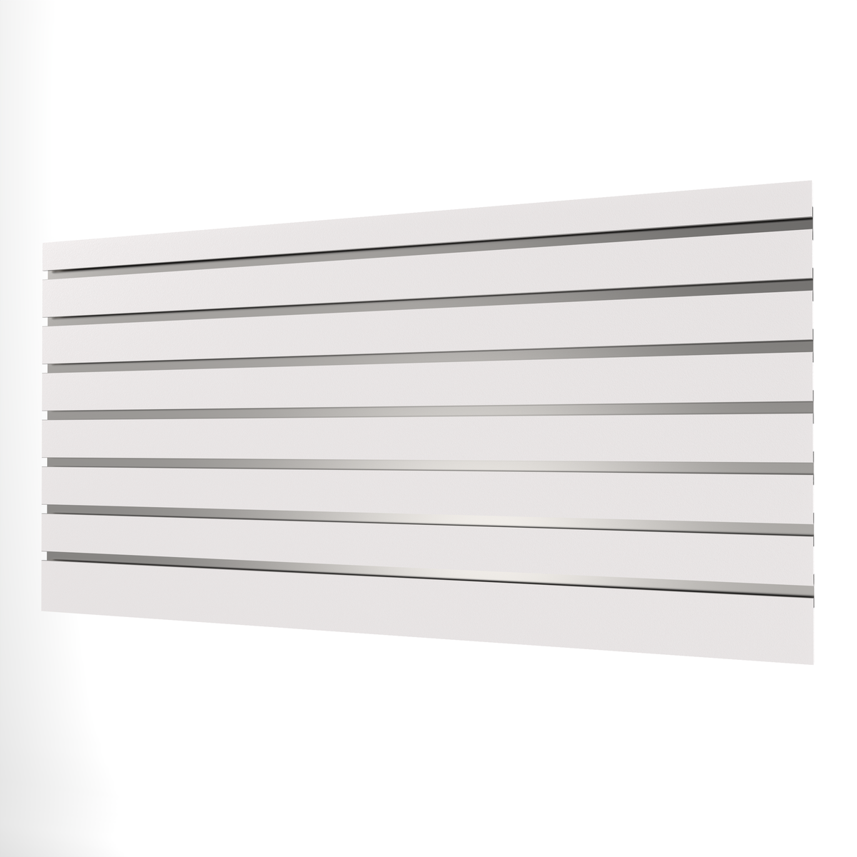 Weiß Lamellenwand Paneel (1200mm x 600mm)