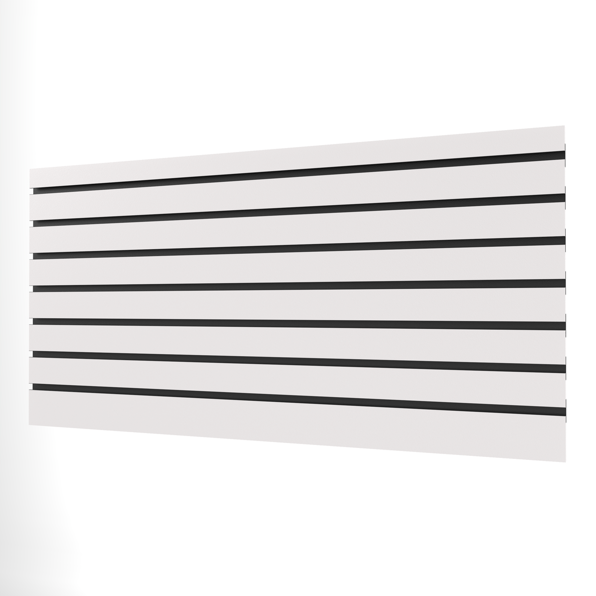 Weiß Lamellenwand Paneel (1200mm x 600mm)
