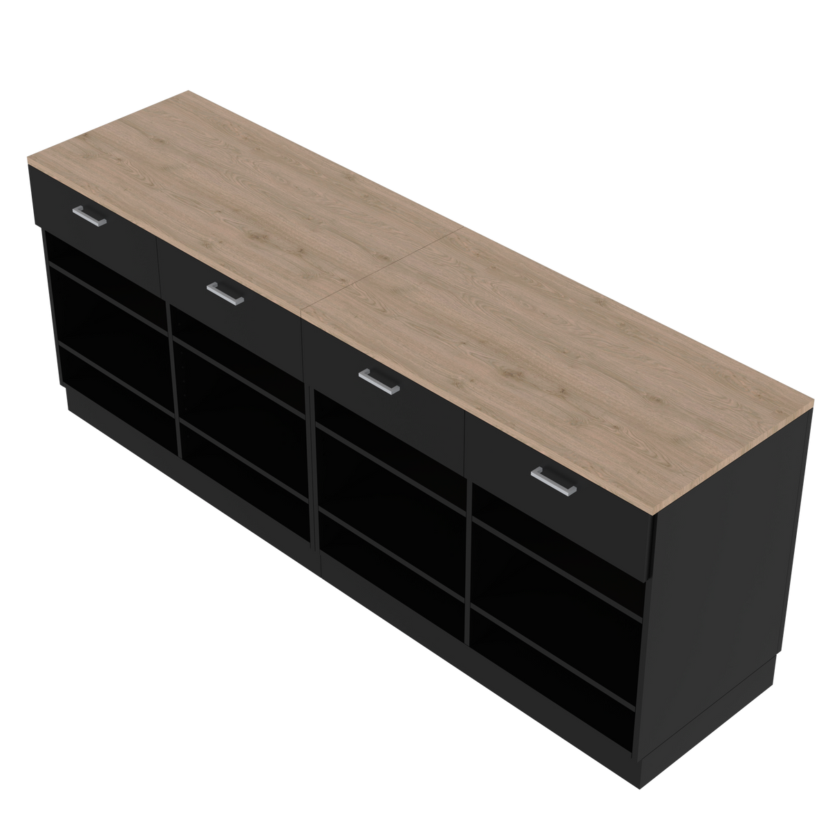 Raft de vânzare I, Negru/Dub