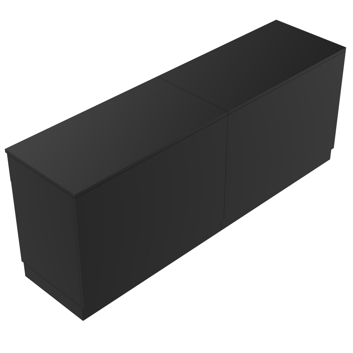 Comptoir de vente I, Noir/Noir