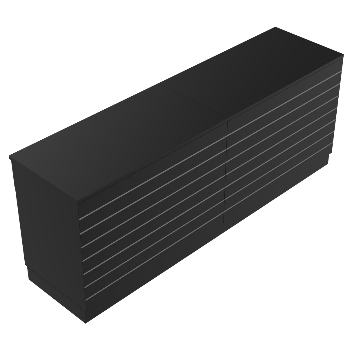 Comptoir de vente I, Noir/Noir