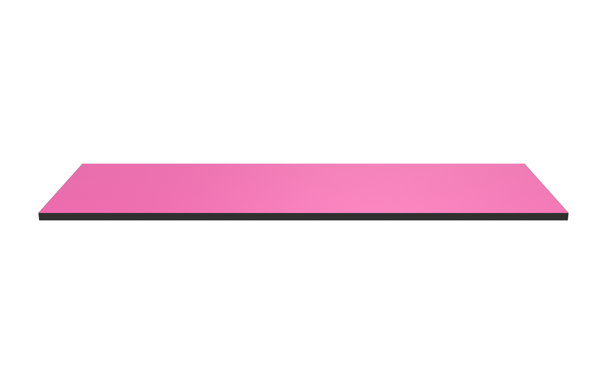 Wooden Shelf 1200x400 Pink