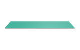 Wooden Shelf 1200x400 Teal