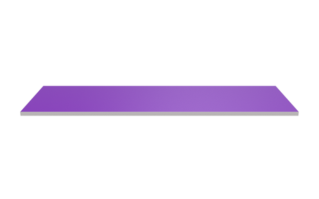 Wooden Shelf 1200x400 Purple