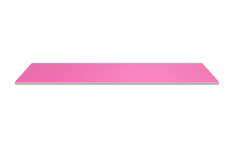 Wooden Shelf 1200x400 Pink
