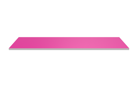 Wooden Shelf 1200x400 Magenta