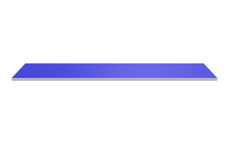Wooden Shelf 1200x300 Blue