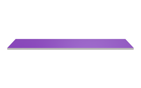 Wooden Shelf 1200x300 Purple