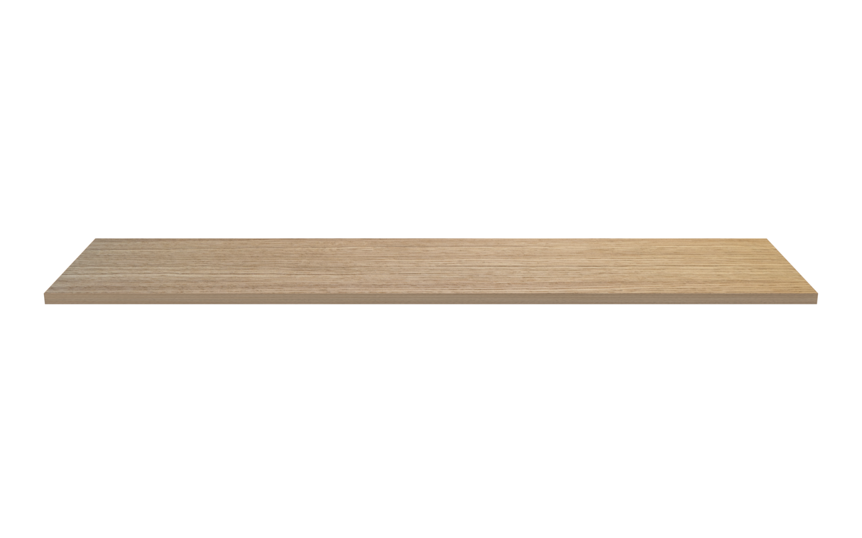 Dřevěná police 1200x300 šedá
