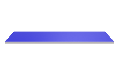 Wooden Shelf 900x300 Blue