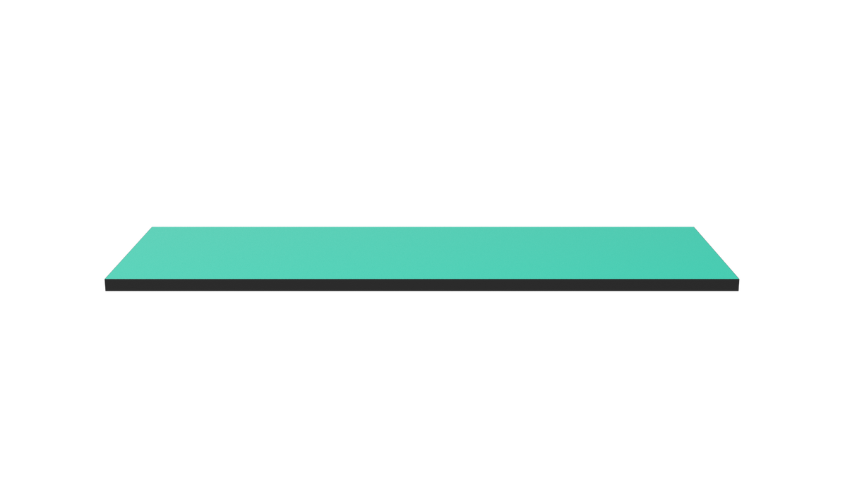 Wooden Shelf 900x300 Teal