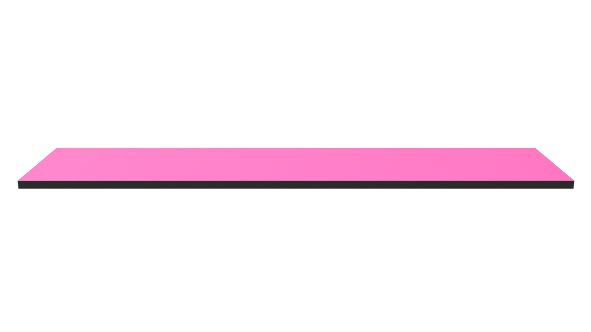 Fa polc 1200x300 rózsaszín