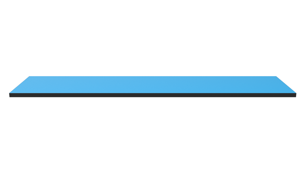 Fa polc 1200x300 világoskék