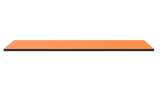Wooden Shelf 1200x300 Orange