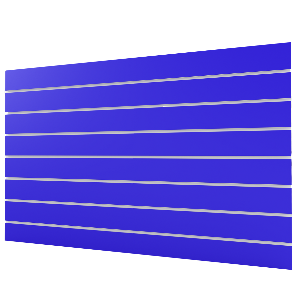 Sinine slatwall paneel (1200mm x 800mm)