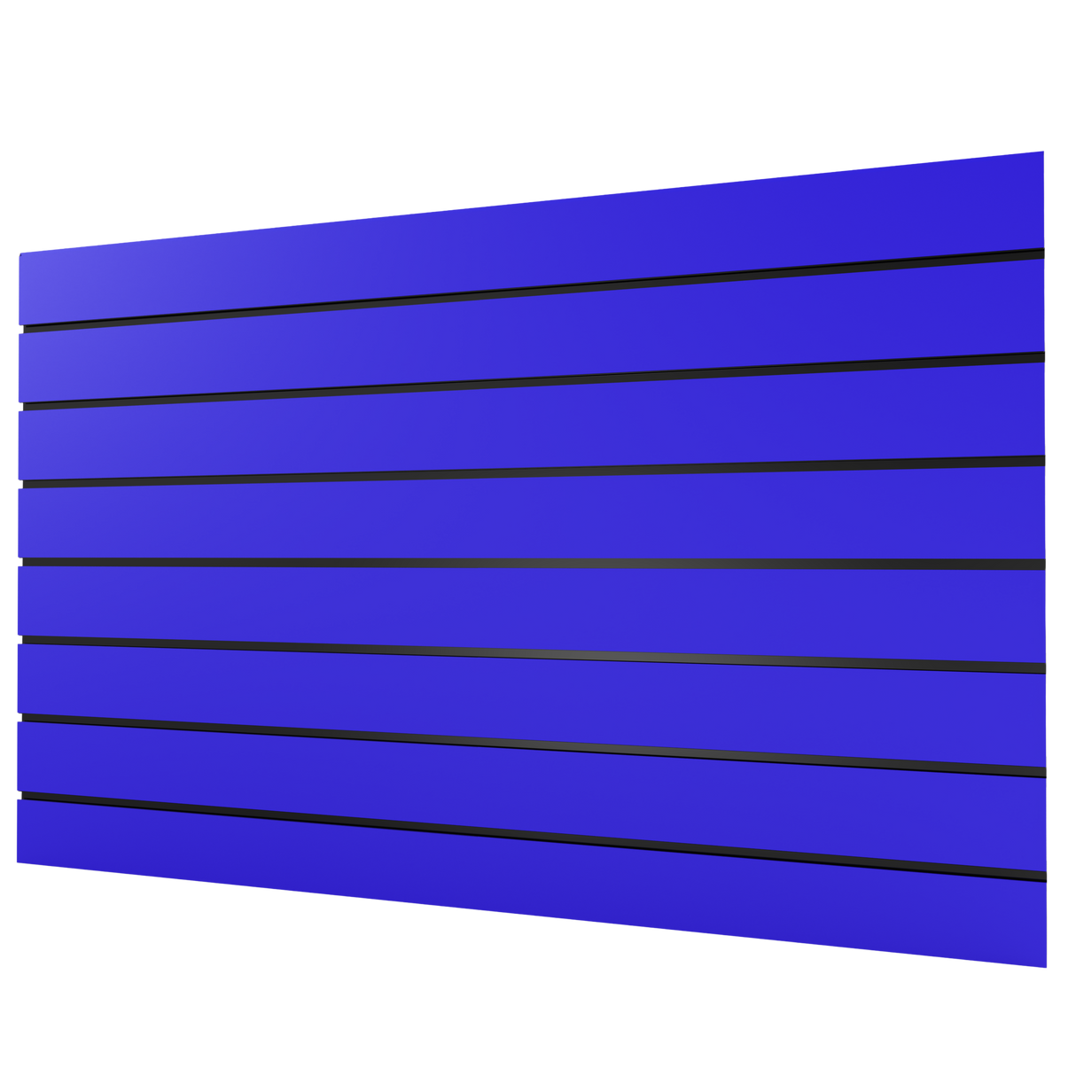 Sinine slatwall paneel (1200mm x 800mm)
