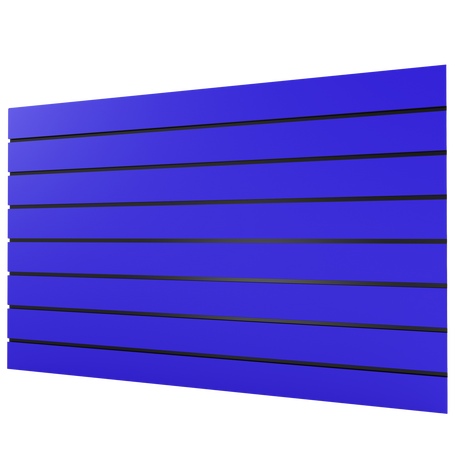 Modrý slatwall panel (1200 mm x 800 mm)