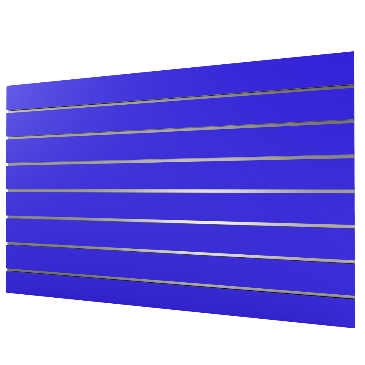 Sinine slatwall paneel (1200mm x 800mm)