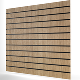 Oak Slatwall Panel (1200mm x 1200mm) 4ft x 4ft