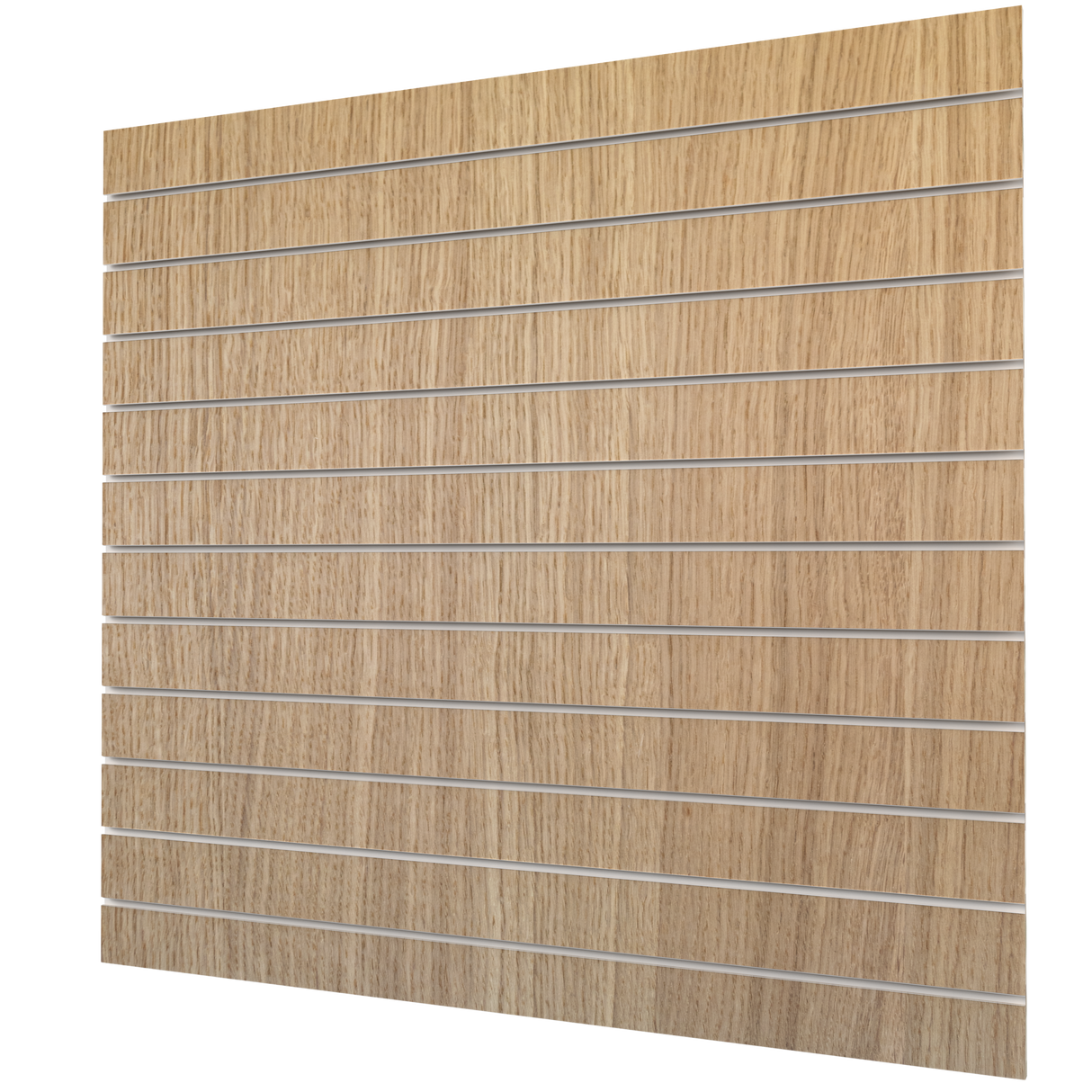 Pähklipuu Slatwall Paneel (1200mm x 1200mm) 4ft x 4ft