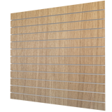 Pähklipuu Slatwall Paneel (1200mm x 1200mm) 4ft x 4ft