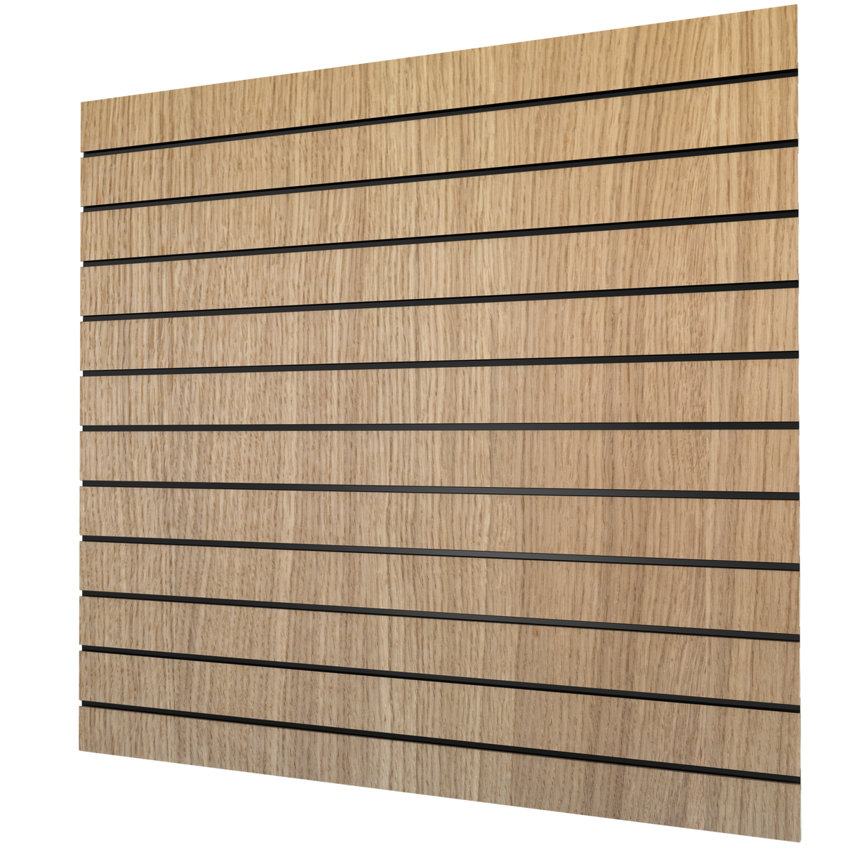 Pähklipuu Slatwall Paneel (1200mm x 1200mm) 4ft x 4ft