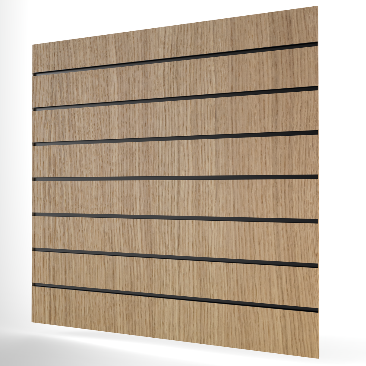 Oak Slatwall Panel (1200mm x 1200mm) 4ft x 4ft