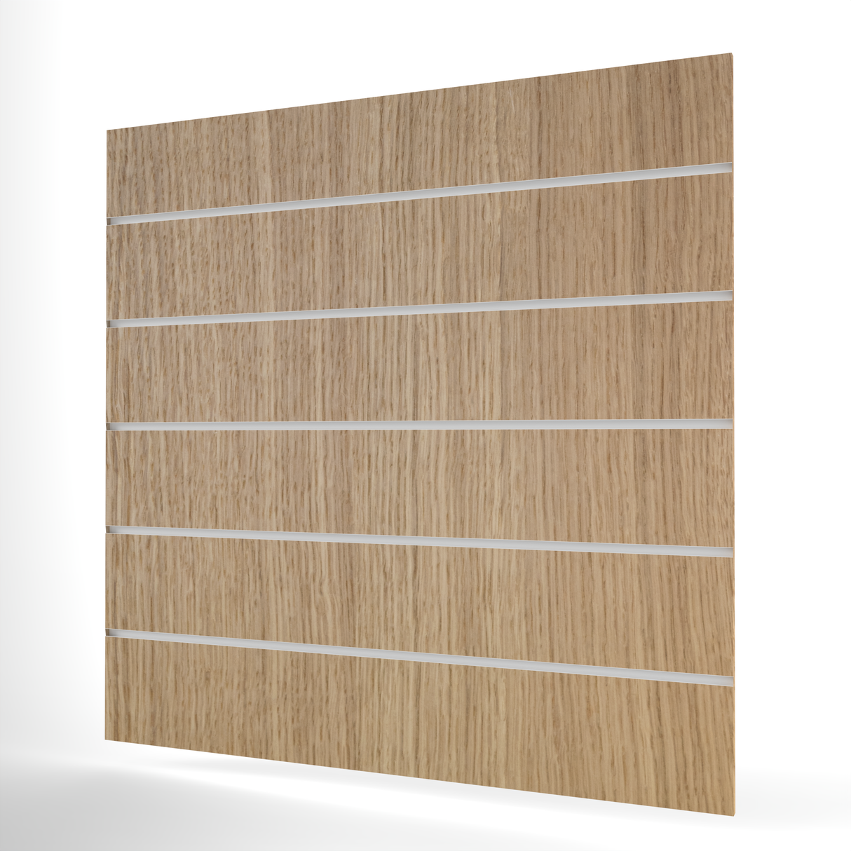 Oak Slatwall Panel (1200mm x 1200mm) 4ft x 4ft