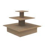 Mesa pirámide de roble