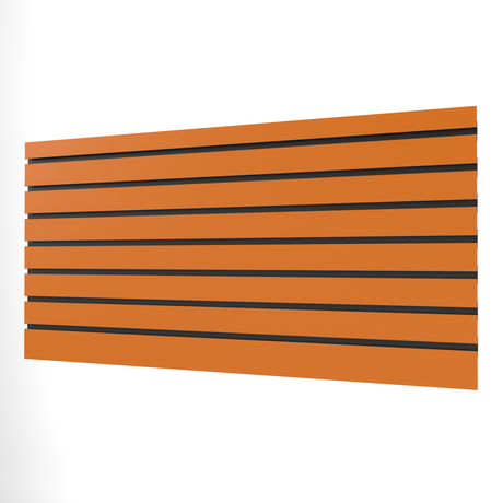 Panneau Slatwall Orange (1200mm x 600mm)